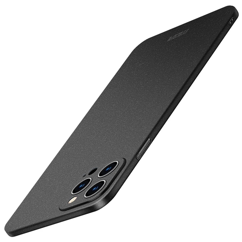MOFI Shield Matte Series Impact-resistant Hard PC Back Cover Case for iPhone 13 Pro Max 6.7 inch - Black - 1