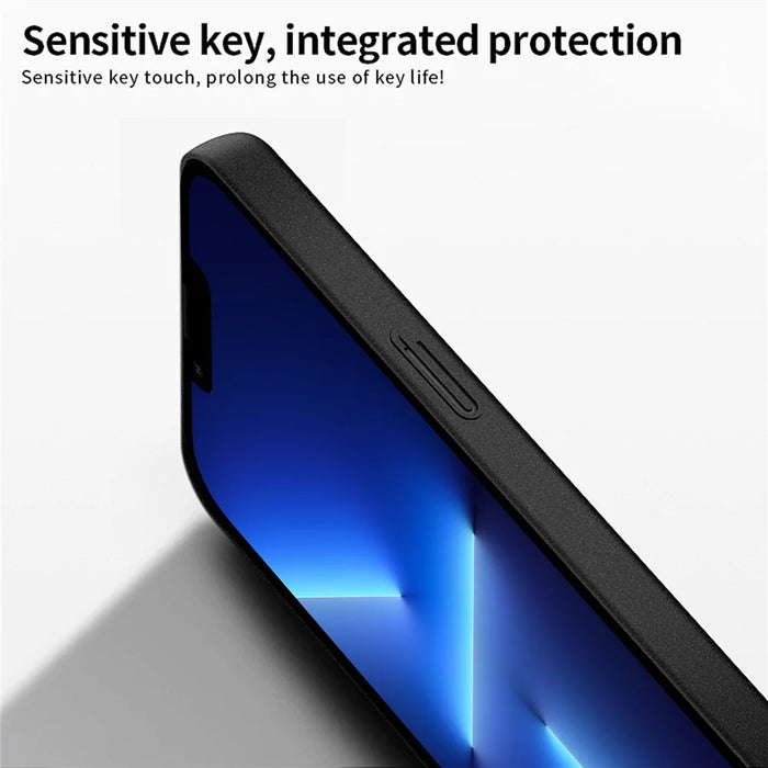 MOFI Shield Matte Series Impact-resistant Hard PC Back Cover Case for iPhone 13 Pro Max 6.7 inch - Black - 2
