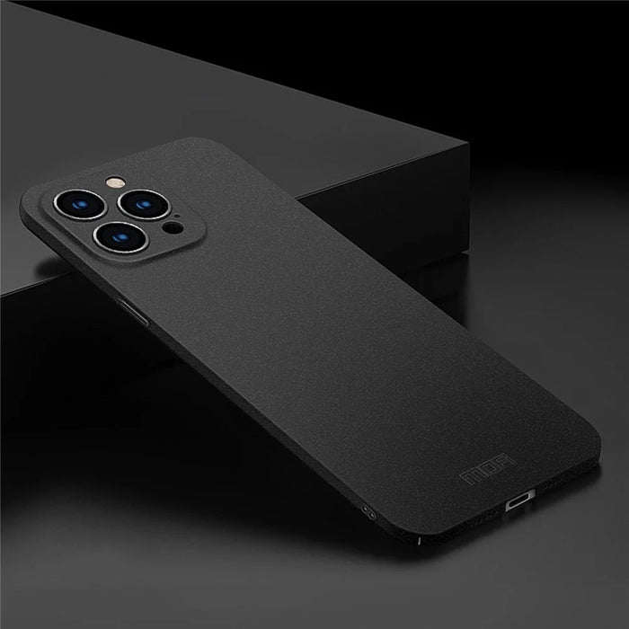 MOFI Shield Matte Series Impact-resistant Hard PC Back Cover Case for iPhone 13 Pro Max 6.7 inch - Black - 7