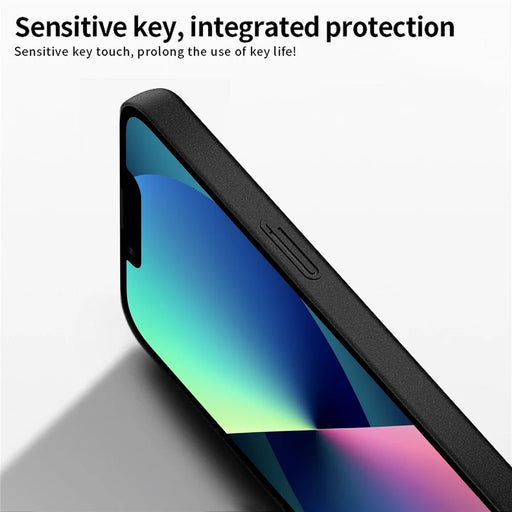 MOFI Shield Matte Series Shockproof Hard PC Protective Case for iPhone 13 6.1 inch - Black - 2