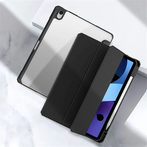 MUTURAL Lightweight PC+TPU Tablet Cover Portable Protective Case with Pencil Holder for iPad mini (2024) / mini (2021) - Black - 2