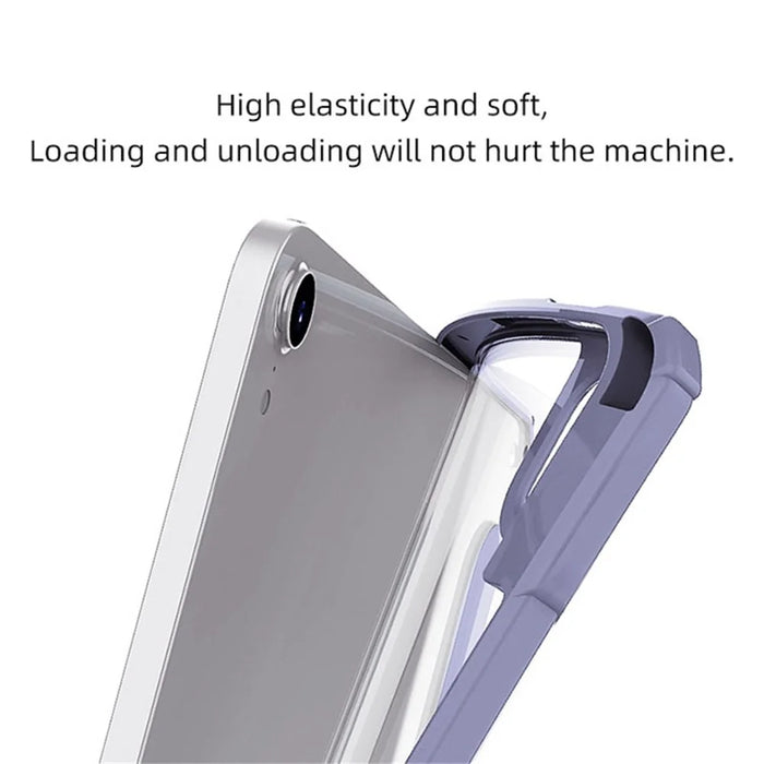 MUTURAL Lightweight PC+TPU Tablet Cover Portable Protective Case with Pencil Holder for iPad mini (2024) / mini (2021) - Black - 5