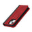 Bi-color Splicing Design Auto-absorbed PU Leather Wallet Phone Shell Case for iPhone 13 6.1 inch - Red/Black - 7