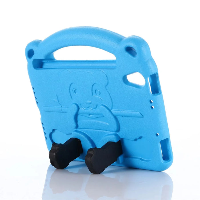 Panda Pattern Design Portable Handle Shockproof EVA Tablet Cover Case with Kickstand for iPad mini (2024) / mini (2021) - Blue - 4