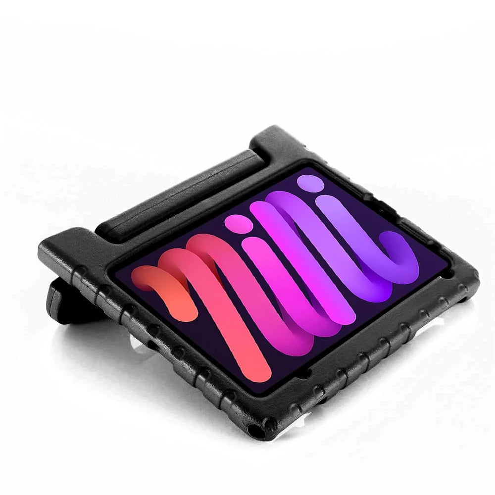 Shockproof Kickstand EVA Protective Tablet Case Cover for iPad mini (2024) / mini (2021) - Black - 5