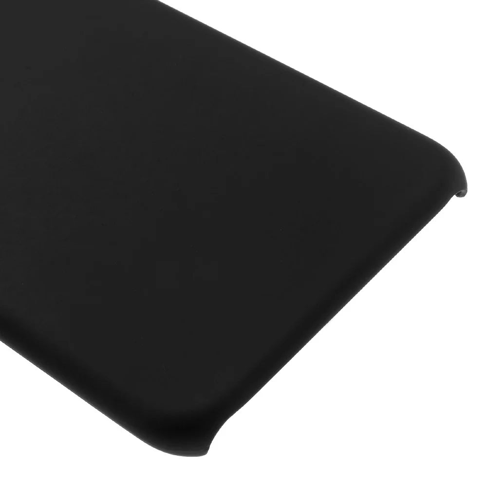 Rubberized PC Back Case for iPhone SE (2020)/SE (2022)/8/7 4.7 inch - Black - 4