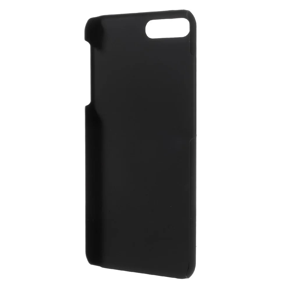 Rubberized Hard PC Case for iPhone 8 Plus / 7 Plus - Black - 2