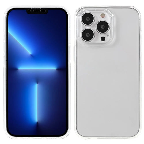 Transparent Anti-Drop Precise Cutout Detachable 2-in-1 TPU + PET + Acrylic Phone Hybrid Case Shell for iPhone 13 Pro 6.1 inch - 1