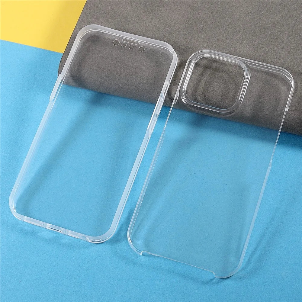 Transparent Anti-Drop Precise Cutout Detachable 2-in-1 TPU + PET + Acrylic Phone Hybrid Case Shell for iPhone 13 Pro 6.1 inch - 5
