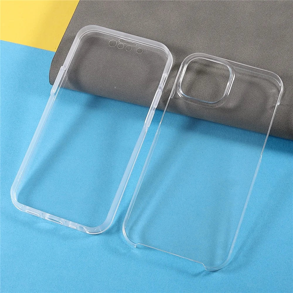 Well-Protected Anti-Drop Shockproof Detachable 2-in-1 TPU + PET + Acrylic Phone Hybrid Case Shell for iPhone 13 6.1 inch - 4
