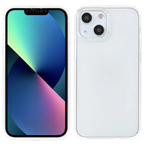 Well-Protected Anti-Drop Transparent Durable TPU + PET + Acrylic Detachable 2-in-1 Phone Hybrid Case for iPhone 13 mini 5.4 inch - 1