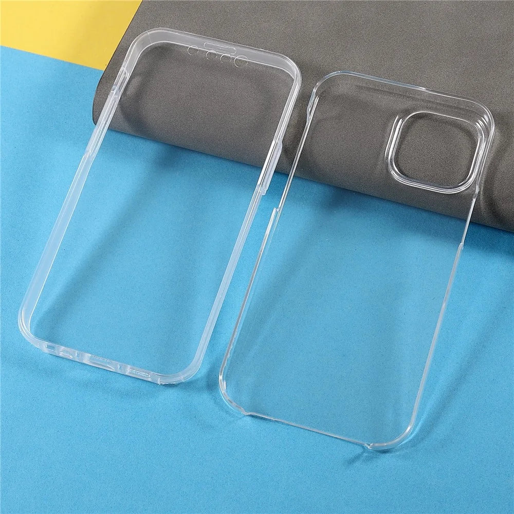 Well-Protected Anti-Drop Transparent Durable TPU + PET + Acrylic Detachable 2-in-1 Phone Hybrid Case for iPhone 13 mini 5.4 inch - 3