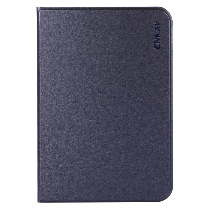 ENKAY HAT PRINCE Anti-Drop Auto Wake / Sleep Function Premium Elastic PU Leather Tablet Case with Stand for iPad mini (2024) / mini (2021) - Dark Blue - 2
