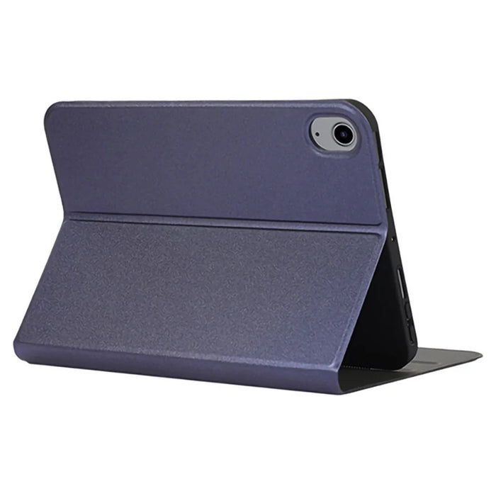 ENKAY HAT PRINCE Anti-Drop Auto Wake / Sleep Function Premium Elastic PU Leather Tablet Case with Stand for iPad mini (2024) / mini (2021) - Dark Blue - 4