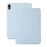 Auto-Absorbed Buckle Hard PC+PU Leather Tablet Case with Stand for iPad mini (2024) / mini (2021) - Baby Blue - 1