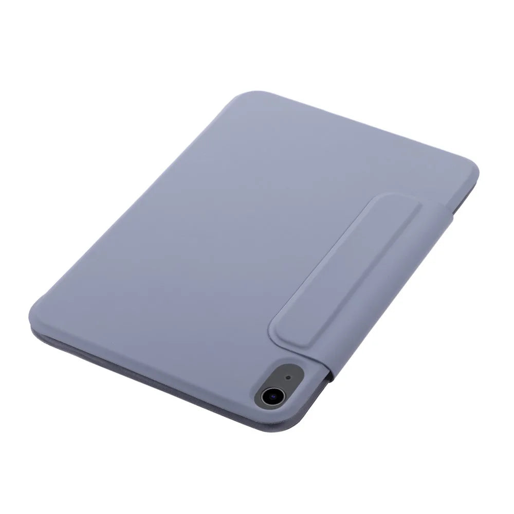 Magnetic Absorption Design Leather Stand Tablet Case Cover for iPad mini (2024) / mini (2021) - Purple - 4