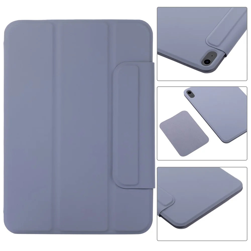 Magnetic Absorption Design Leather Stand Tablet Case Cover for iPad mini (2024) / mini (2021) - Purple - 6