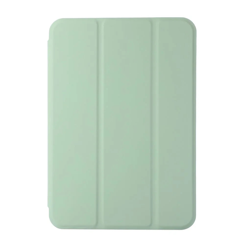All-Round Protective Magnetic Hard PC PU Leather Tablet Cover Shell for iPad mini (2024) / mini (2021) - Matcha Green - 2