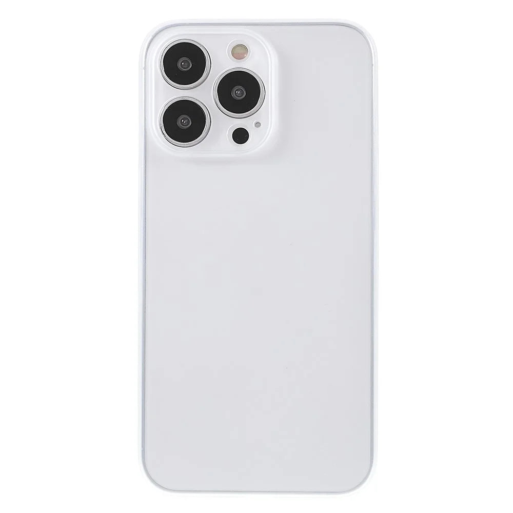 Matte Surface Ultra Slim Light Anti-Scratch Precise Cutout Hard PC Phone Case for iPhone 13 Pro 6.1 inch - White - 2
