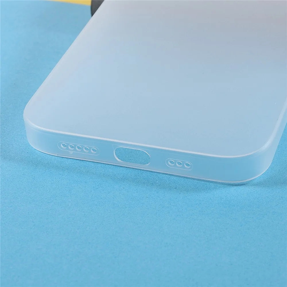 Matte Surface Ultra Slim Light Anti-Scratch Precise Cutout Hard PC Phone Case for iPhone 13 Pro 6.1 inch - White - 6