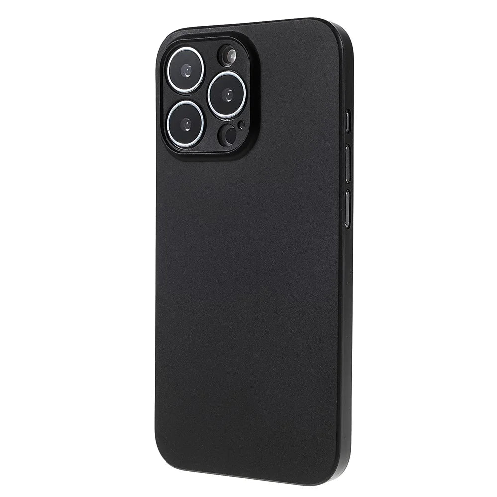 Frosted Surface Ultra Thin Light Anti-Scratch Durable Hard PC Phone Case Shell for iPhone 13 Pro Max 6.7 inch - Black - 3