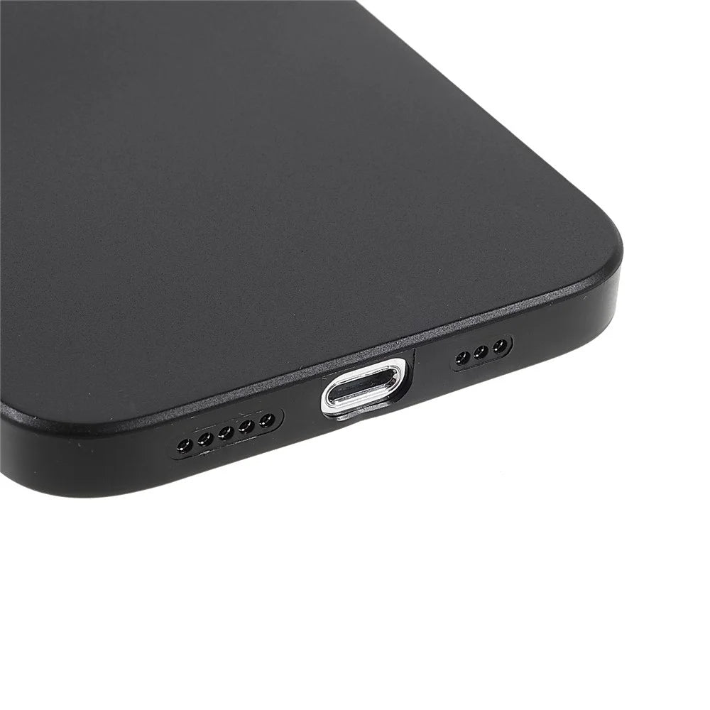 Frosted Surface Ultra Thin Light Anti-Scratch Durable Hard PC Phone Case Shell for iPhone 13 Pro Max 6.7 inch - Black - 6