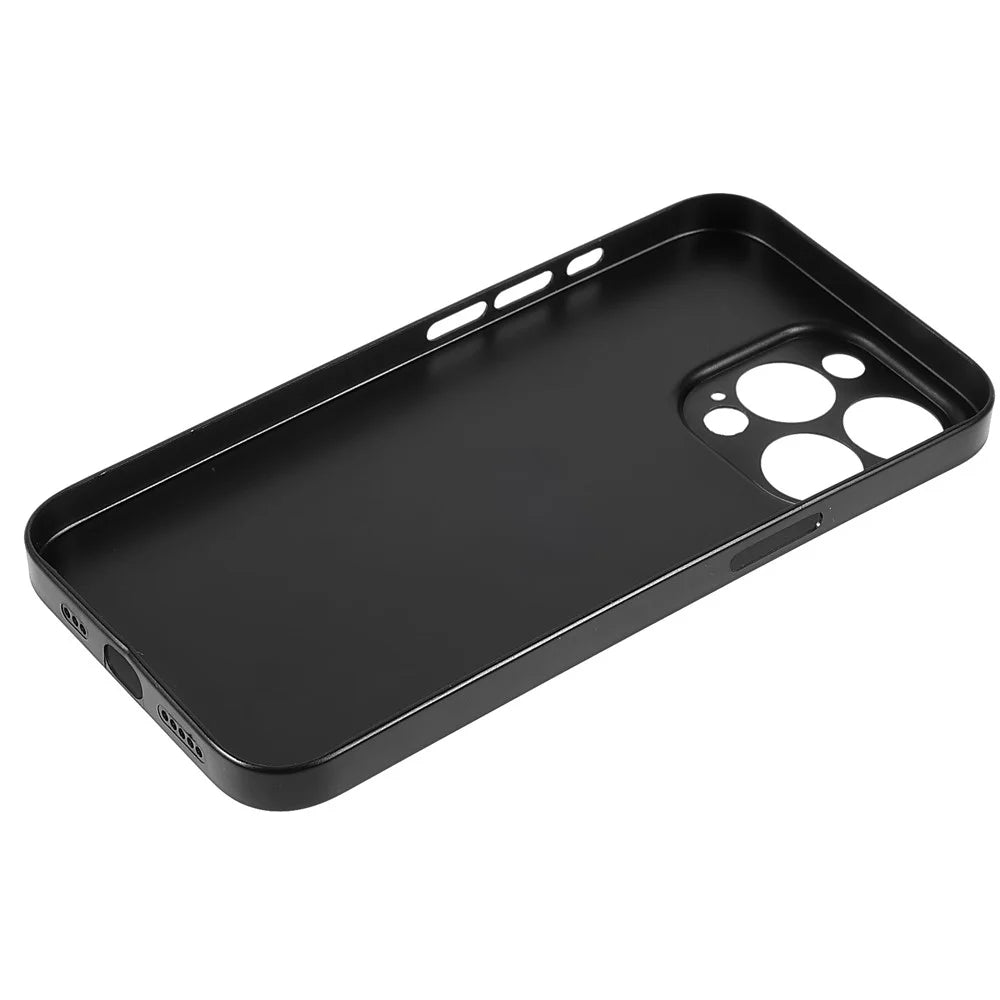 Frosted Surface Ultra Thin Light Anti-Scratch Durable Hard PC Phone Case Shell for iPhone 13 Pro Max 6.7 inch - Black - 7