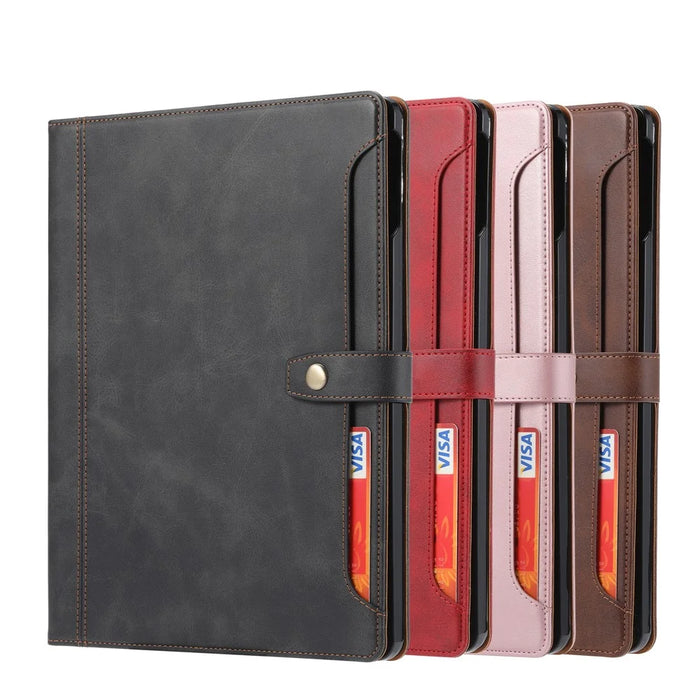 Multiple Card Slots Design Auto Wake / Sleep PU Leather Tablet Case with Stand and Wallet for iPad mini (2024) / mini (2021) - Brown - 6
