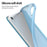 Tri-Fold Stand Auto Wake / Sleep PU Leather Tablet Cover Case with Pen Slot for iPad mini (2024) / mini (2021) - Dark Green - 7