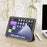 Tri-Fold Stand Design Drop-Resistant PU Leather Cover Inner TPU Tablet Case Shell for iPad mini (2024) / mini (2021) - Black - 2