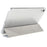 Silk Texture Origami Stand PU Leather Cover + Hard PC Back Panel Tablet Cover Case for iPad mini (2024) / mini (2021) - Silver - 5