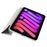 Silk Texture Origami Stand PU Leather Cover + Hard PC Back Panel Tablet Cover Case for iPad mini (2024) / mini (2021) - Silver - 6