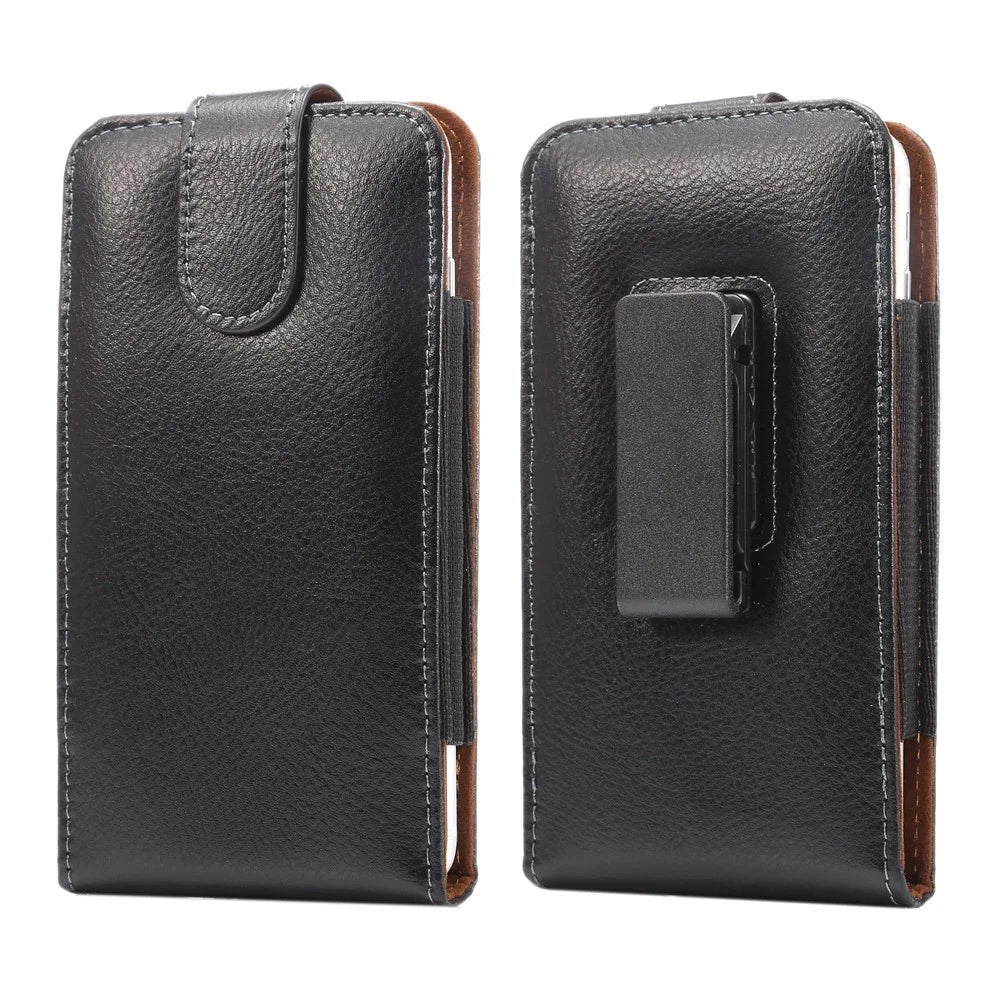 Split Leather Pouch Cover Holster with Belt Clip for iPhone 6s Plus / 6 Plus Etc - 1