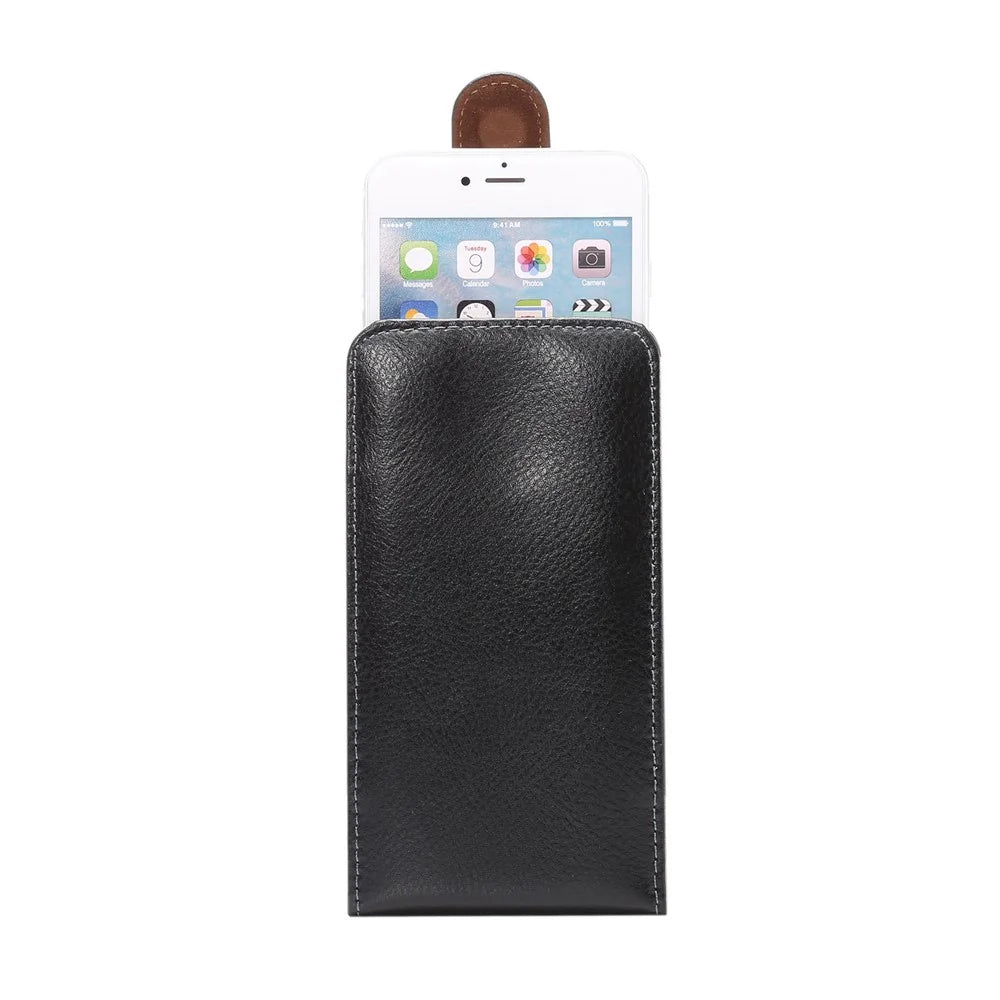 Split Leather Pouch Cover Holster with Belt Clip for iPhone 6s Plus / 6 Plus Etc - 2