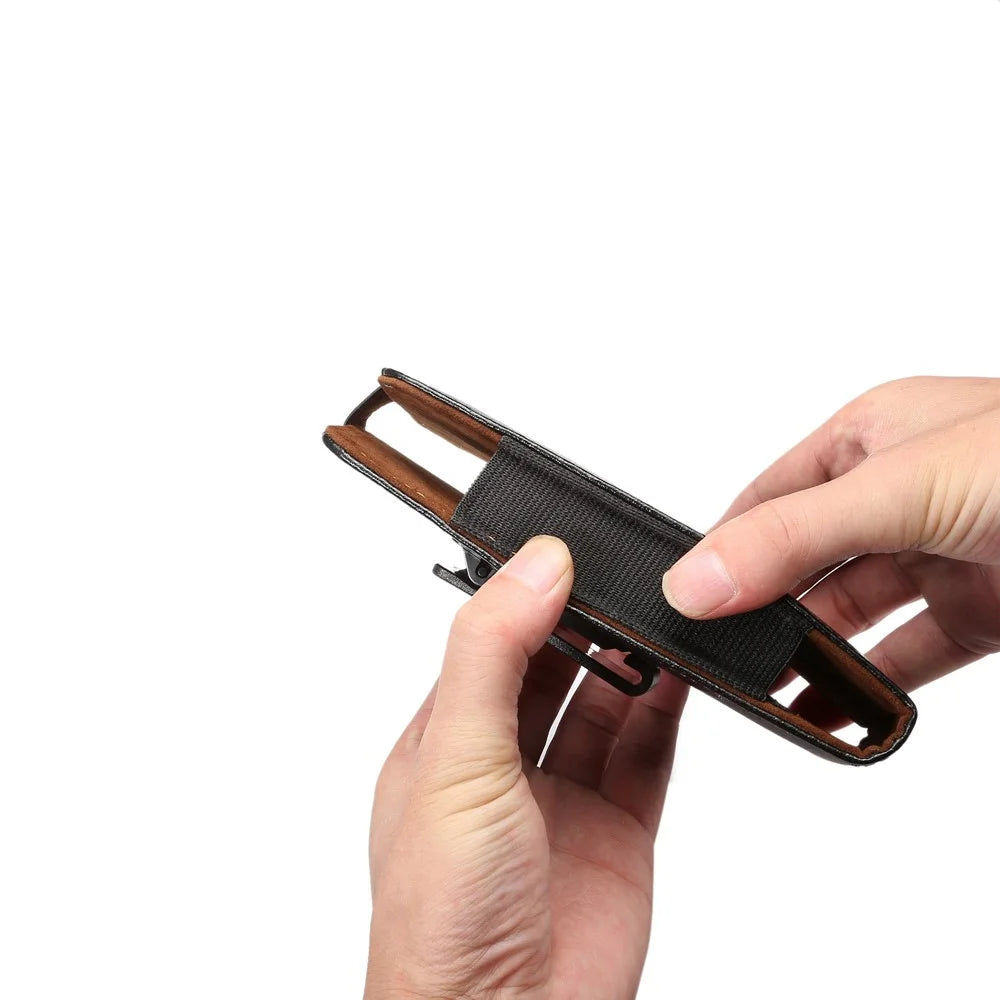 Split Leather Pouch Cover Holster with Belt Clip for iPhone 6s Plus / 6 Plus Etc - 6