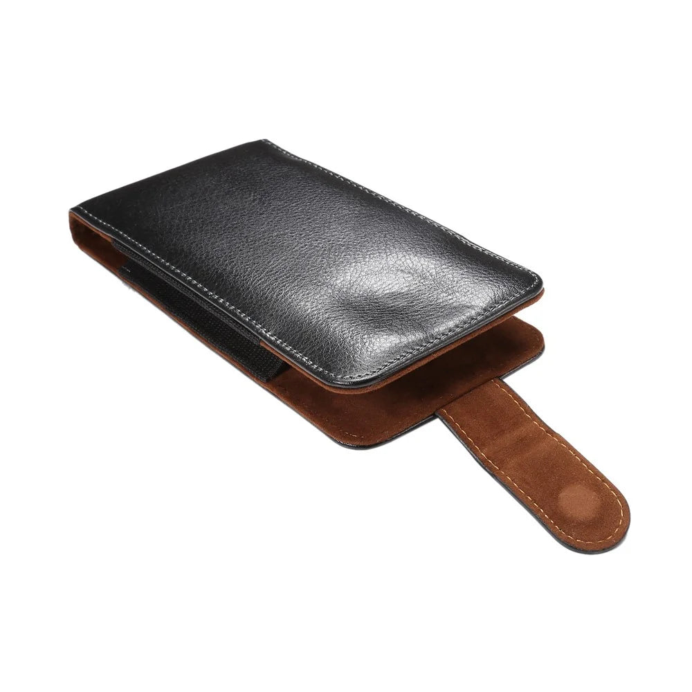 Split Leather Pouch Cover Holster with Belt Clip for iPhone 6s Plus / 6 Plus Etc - 7