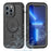 REDPEPPER IP68 Waterproof Case with Kickstand for iPhone 13 Pro 6.1 inch Magsafe Magnetic Charging - Black - 1