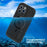 REDPEPPER IP68 Waterproof Case with Kickstand for iPhone 13 Pro 6.1 inch Magsafe Magnetic Charging - Black - 2