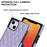Phone Cover Soft TPU+Microfiber Leather Phone Back Case with Shoulder Strap for iPhone 13 6.1 inch - Purple - 5