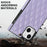 Phone Cover Soft TPU+Microfiber Leather Phone Back Case with Shoulder Strap for iPhone 13 6.1 inch - Purple - 7