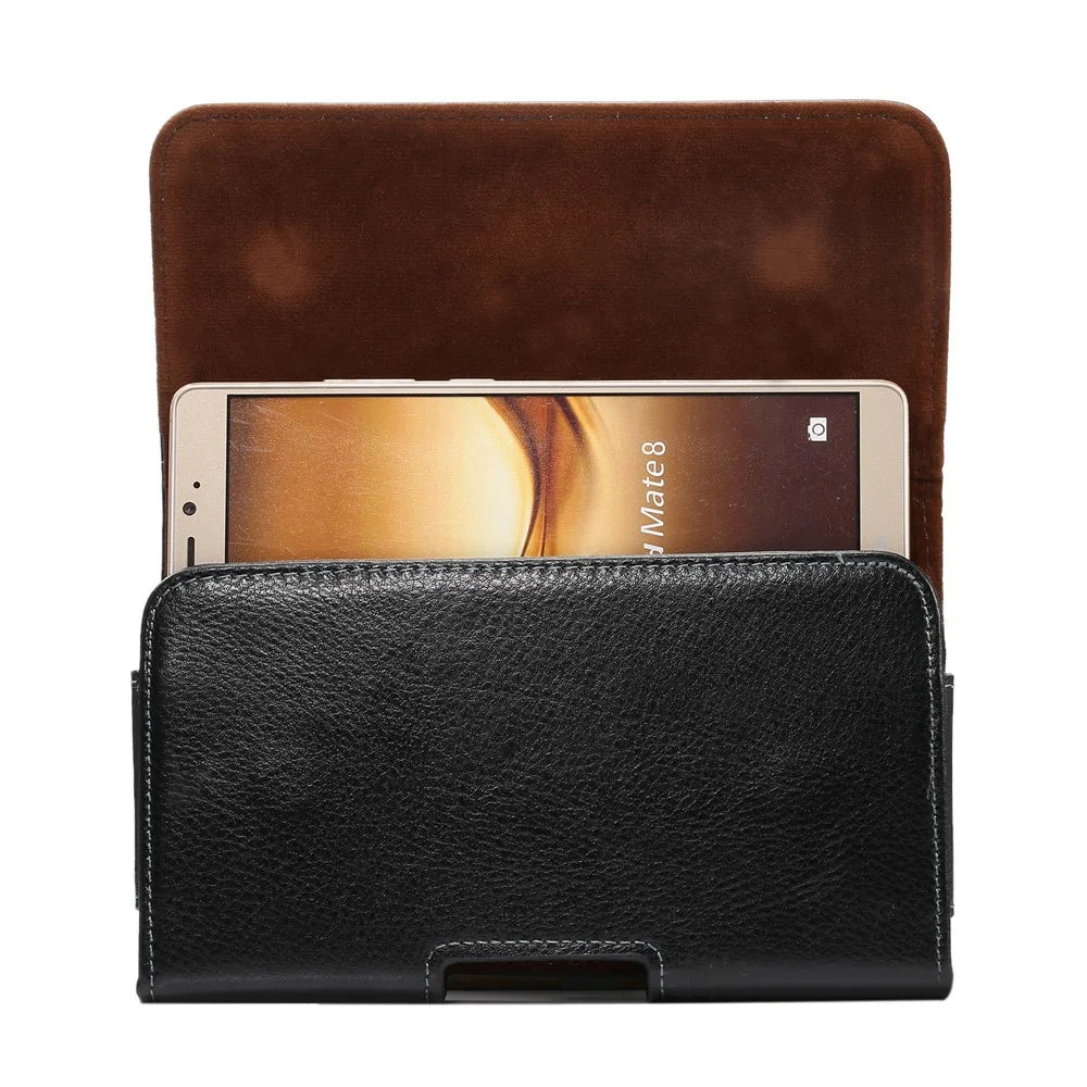Genuine Leather Holster Pouch Case for Samsung Galaxy A9 (2016), Size: 168 x 90 x 15mm - 1