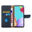 Nappa Texture Solid Color Case Wallet Design Genuine Leather Magnetic Closure Phone Shell with Stand for iPhone 13 Pro Max 6.7 inch - Blue - 4