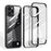 Shock Resistant Double-sided Tempered Glass Phone Case Phone Covering with TPU Edge for iPhone 13 Pro Max 6.7 inch - Black - 1