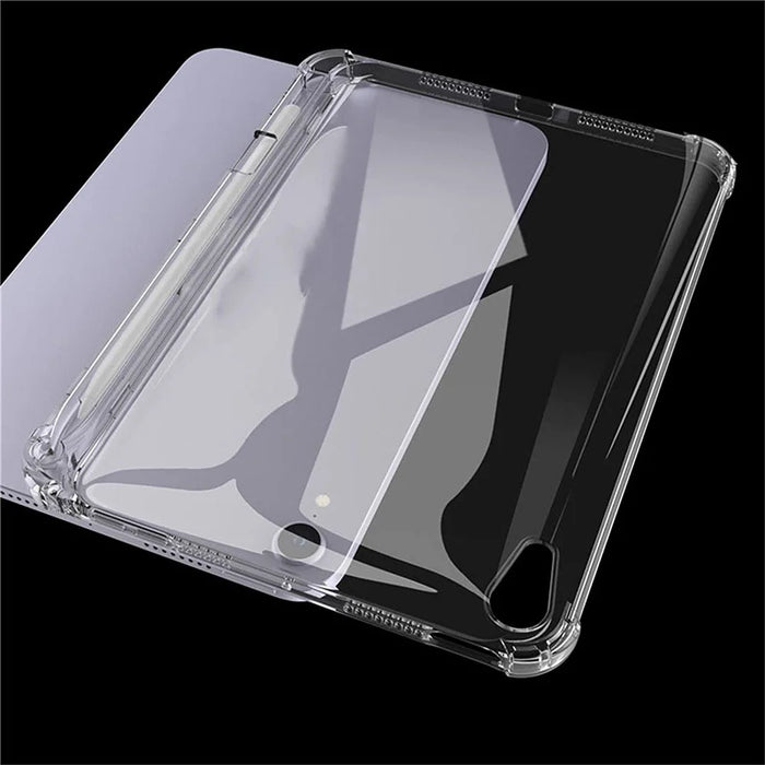 Corner Protection TPU Transparent Shockproof Protective Cover with Side Pencil Holder for iPad mini (2024) / mini (2021) - 4