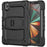 Thickened Silicone + PC Well-protected Tablet Case Kickstand Cover with Shoulder Strap for iPad Pro 11 (2022) /  (2021) / (2020) / (2018) - All Black - 2