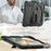 Thickened Silicone + PC Well-protected Tablet Case Kickstand Cover with Shoulder Strap for iPad Pro 11 (2022) /  (2021) / (2020) / (2018) - All Black - 4