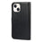 Drop-Proof R61 Texture Felled Seam PU Leather Wallet Cover Horizontal Stand Shell for iPhone 13 6.1 inch - Black - 3