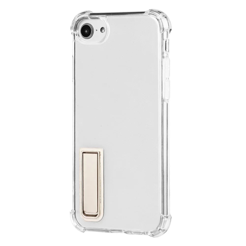 Drop Airbag Protection Soft TPU Transparent Back Cover with Magnetic Kickstand for iPhone 6 / 6s  / SE (2022)/SE (2020)/8/7 - 3
