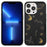 Stylish Star Planet Printing Stickers Design Anti-Scratch Epoxy Soft TPU Case for iPhone 13 Pro 6.1 inch - Black - 1