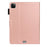 Imprinting Plum Blossom Pattern PU Leather + TPU Tablet Cover Protective Case with Stand Wallet for iPad Pro 11 (2022) /  (2021) / (2020) / (2018) - Rose Gold - 3